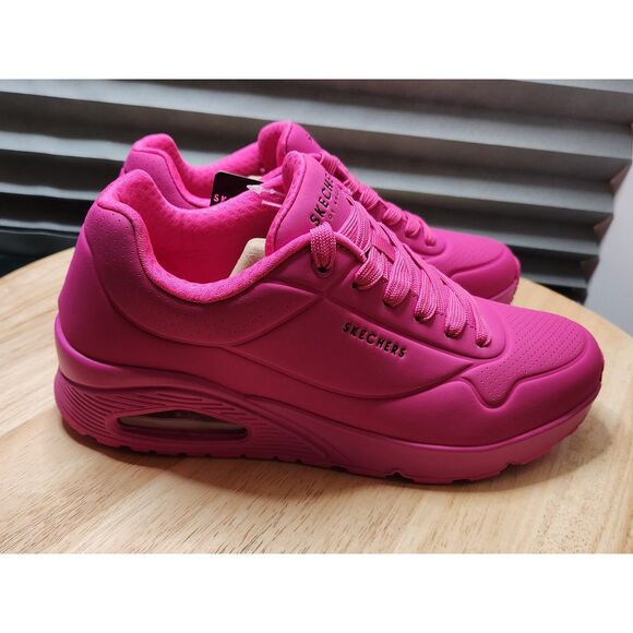 Skechers Uno “Stand On Air” Sneakers | Hot Pink | M8 / W9.5-10 | NWT - Picture 6 of 12